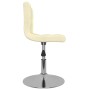 Sillas de comedor giratorias 4 unidades tela crema de , Sillas de comedor - Ref: Foro24-3087450, Precio: 208,60 €, Descuento: %