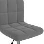 Silla de comedor giratoria de terciopelo gris oscuro de , Sillas de comedor - Ref: Foro24-3087597, Precio: 83,48 €, Descuento: %