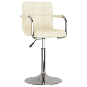 Cream-colored fabric dining chair by , dining chairs - Ref: Foro24-3087878, Price: 80,53 €, Discount: %
