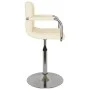 Silla de comedor de tela color crema de , Sillas de comedor - Ref: Foro24-3087878, Precio: 80,53 €, Descuento: %