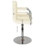 Silla de comedor de tela color crema de , Sillas de comedor - Ref: Foro24-3087878, Precio: 80,53 €, Descuento: %