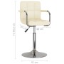 Silla de comedor de tela color crema de , Sillas de comedor - Ref: Foro24-3087878, Precio: 85,11 €, Descuento: %