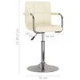 Silla de comedor de tela color crema de , Sillas de comedor - Ref: Foro24-3087878, Precio: 80,53 €, Descuento: %