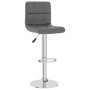 Taburete de cocina de cuero sintético gris de , Taburetes de cocina - Ref: Foro24-334224, Precio: 97,07 €, Descuento: %