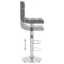 Taburete de cocina de cuero sintético gris de , Taburetes de cocina - Ref: Foro24-334224, Precio: 95,40 €, Descuento: %