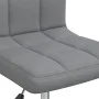 Silla de comedor giratoria tela gris claro de , Sillas de comedor - Ref: Foro24-3087531, Precio: 100,51 €, Descuento: %