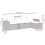 Set de muebles de jardín 5 pzas y cojines ratán sintético negro de , Conjuntos de jardín - Ref: Foro24-3264391, Precio: 347,9...