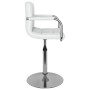 Taburete de cocina cuero sintético blanco de , Taburetes de cocina - Ref: Foro24-334563, Precio: 92,76 €, Descuento: %