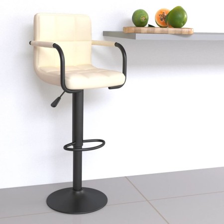 Taburete de cocina de tela color crema de , Taburetes de cocina - Ref: Foro24-334627, Precio: 78,66 €, Descuento: %