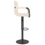 Taburete de cocina de tela color crema de , Taburetes de cocina - Ref: Foro24-334627, Precio: 78,66 €, Descuento: %