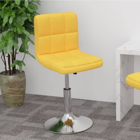 Taburete de cocina giratorio de tela amarillo de , Taburetes de cocina - Ref: Foro24-334206, Precio: 70,99 €, Descuento: %