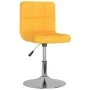 Taburete de cocina giratorio de tela amarillo de , Taburetes de cocina - Ref: Foro24-334206, Precio: 73,81 €, Descuento: %