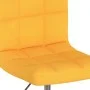 Taburete de cocina giratorio de tela amarillo de , Taburetes de cocina - Ref: Foro24-334206, Precio: 73,81 €, Descuento: %