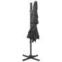 Sombrilla de 4 niveles con poste aluminio antracita 250x250 cm de vidaXL, Sombrillas - Ref: Foro24-313822, Precio: 196,92 €, ...