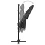 Sombrilla de 4 niveles con poste aluminio antracita 250x250 cm de vidaXL, Sombrillas - Ref: Foro24-313822, Precio: 196,92 €, ...