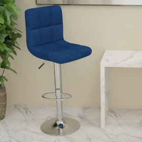 Taburete de cocina de tela azul de , Taburetes de cocina - Ref: Foro24-334233, Precio: 73,98 €, Descuento: %