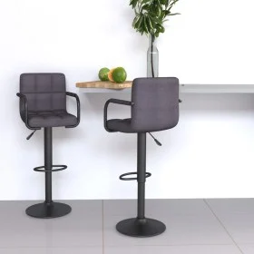Taburetes de cocina 2 unidades tela gris taupe de , Taburetes de cocina - Ref: Foro24-334644, Precio: 146,17 €, Descuento: %