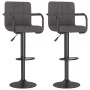 Kitchen stools 2 units gray taupe fabric by , Kitchen stools - Ref: Foro24-334644, Price: 146,17 €, Discount: %