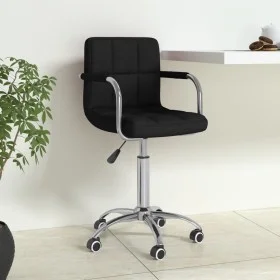 Silla de oficina giratoria de tela negra de , Sillas de oficina - Ref: Foro24-334673, Precio: 100,41 €, Descuento: %