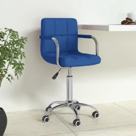 Silla de oficina giratoria de tela azul de , Sillas de oficina - Ref: Foro24-334671, Precio: 82,27 €, Descuento: %