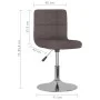 Silla de comedor giratoria tela gris topo de , Sillas de comedor - Ref: Foro24-3087477, Precio: 73,81 €, Descuento: %