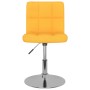 Silla de comedor giratoria tela amarillo de , Sillas de comedor - Ref: Foro24-3087475, Precio: 70,99 €, Descuento: %