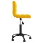 Silla de comedor giratoria de terciopelo amarillo mostaza de , Sillas de comedor - Ref: Foro24-3087603, Precio: 77,22 €, Desc...