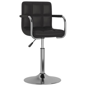 Silla de comedor cuero sintético negra de , Sillas de comedor - Ref: Foro24-3087907, Precio: 90,90 €, Descuento: %