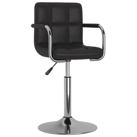 Silla de comedor cuero sintético negra de , Sillas de comedor - Ref: Foro24-3087907, Precio: 90,90 €, Descuento: %