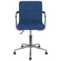 Silla de comedor giratoria tela azul de , Sillas de comedor - Ref: Foro24-3088159, Precio: 98,53 €, Descuento: %