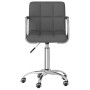 Silla de comedor giratoria tela gris oscuro de , Sillas de comedor - Ref: Foro24-3087970, Precio: 96,10 €, Descuento: %