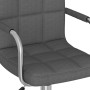 Silla de comedor giratoria tela gris oscuro de , Sillas de comedor - Ref: Foro24-3087970, Precio: 96,10 €, Descuento: %