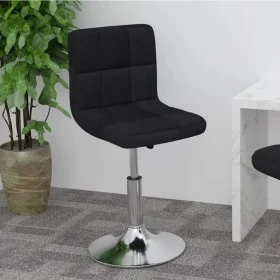 Black fabric swivel kitchen stool by , Kitchen stools - Ref: Foro24-334205, Price: 72,19 €, Discount: %