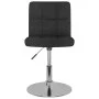 Taburete de cocina giratorio de tela negro de , Taburetes de cocina - Ref: Foro24-334205, Precio: 72,19 €, Descuento: %