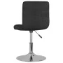 Taburete de cocina giratorio de tela negro de , Taburetes de cocina - Ref: Foro24-334205, Precio: 72,19 €, Descuento: %
