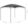 Cenador gris antracita 3x4x2,65 m 180 g/m² de vidaXL, Carpas y cenadores - Ref: Foro24-313911, Precio: 178,61 €, Descuento: %