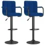 Kitchen stools 2 units blue fabric by , Kitchen stools - Ref: Foro24-334639, Price: 132,69 €, Discount: %
