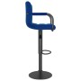 Taburetes de cocina 2 unidades tela azul de , Taburetes de cocina - Ref: Foro24-334639, Precio: 134,62 €, Descuento: %