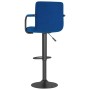 Taburetes de cocina 2 unidades tela azul de , Taburetes de cocina - Ref: Foro24-334639, Precio: 134,62 €, Descuento: %