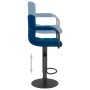 Taburetes de cocina 2 unidades tela azul de , Taburetes de cocina - Ref: Foro24-334639, Precio: 134,62 €, Descuento: %