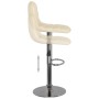 Taburetes de cocina 2 unidades tela crema de , Taburetes de cocina - Ref: Foro24-333947, Precio: 114,73 €, Descuento: %