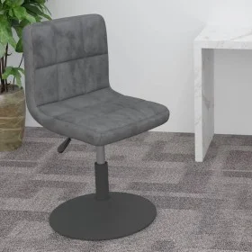 Dark gray velvet swivel kitchen stool by , Kitchen stools - Ref: Foro24-334253, Price: 90,18 €, Discount: %