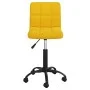 Silla de oficina giratoria de terciopelo amarilla mostaza de , Sillas de oficina - Ref: Foro24-334363, Precio: 75,33 €, Descu...