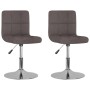 Sillas de comedor giratorias 2 unidades tela gris taupe de , Sillas de comedor - Ref: Foro24-334218, Precio: 109,93 €, Descue...