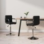 Sillas de comedor giratorias 2 unidades cuero sintético negro de , Sillas de comedor - Ref: Foro24-334574, Precio: 127,41 €, ...