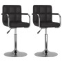 Sillas de comedor giratorias 2 unidades cuero sintético negro de , Sillas de comedor - Ref: Foro24-334574, Precio: 127,41 €, ...