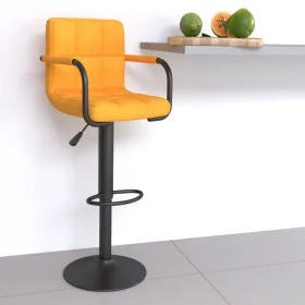 Mustard yellow fabric kitchen stool by , Kitchen stools - Ref: Foro24-334632, Price: 87,76 €, Discount: %