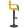 Taburete de cocina de tela amarillo mostaza de , Taburetes de cocina - Ref: Foro24-334632, Precio: 87,76 €, Descuento: %