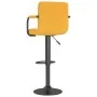 Taburete de cocina de tela amarillo mostaza de , Taburetes de cocina - Ref: Foro24-334632, Precio: 87,76 €, Descuento: %