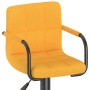 Taburete de cocina de tela amarillo mostaza de , Taburetes de cocina - Ref: Foro24-334632, Precio: 89,27 €, Descuento: %